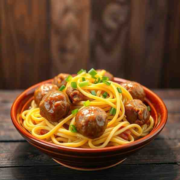 Indonesian Bakso - Delicious Egg Noodles & Meatballs Recipe